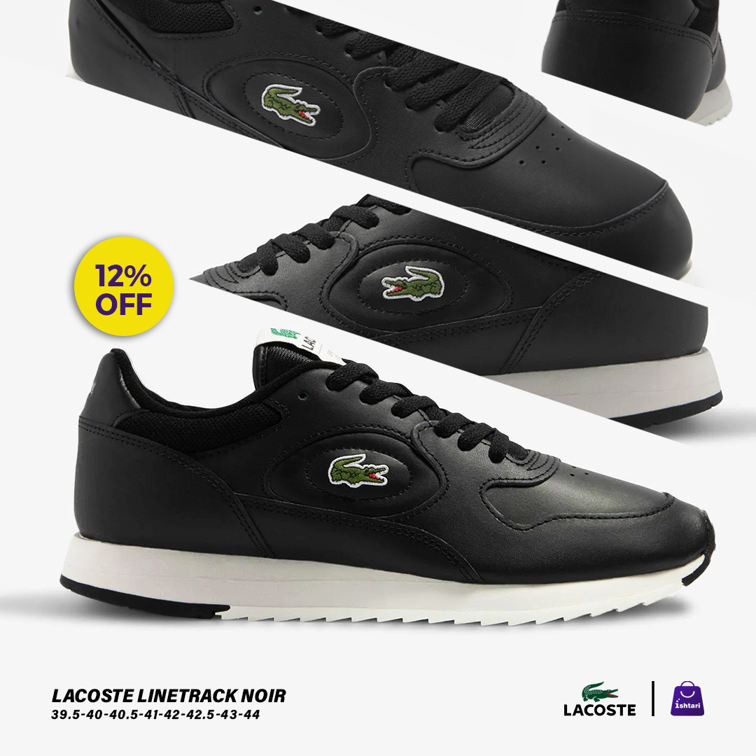 ishtari dz LACOSTE LINETRACK BLACK